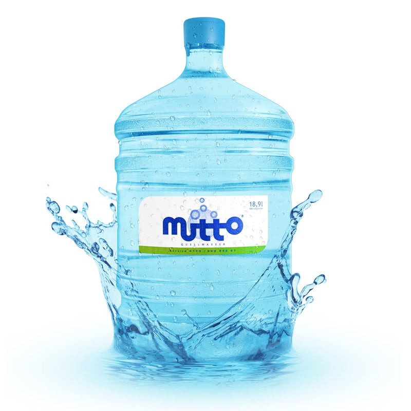 Wassergallone mit 18,9 Liter Premium Quellwasser für den schnellen Genuss